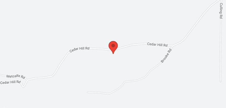 map of 4701 Cedar Hill Road